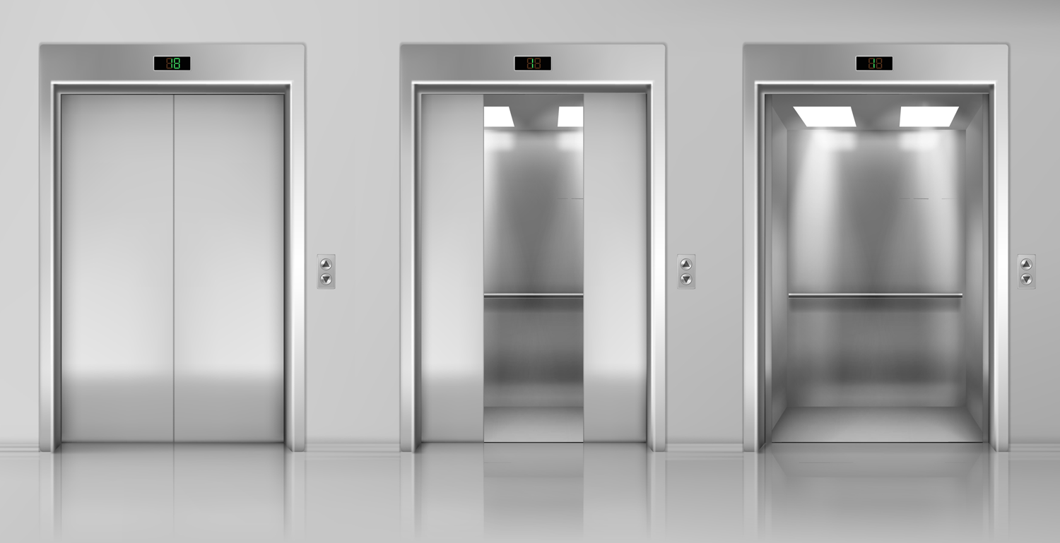 Commercial passenger lifts installed in Bengaluru offices