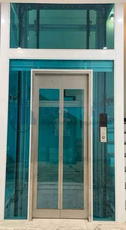 Compact home lifts with glass cabin for villas in Bengaluru